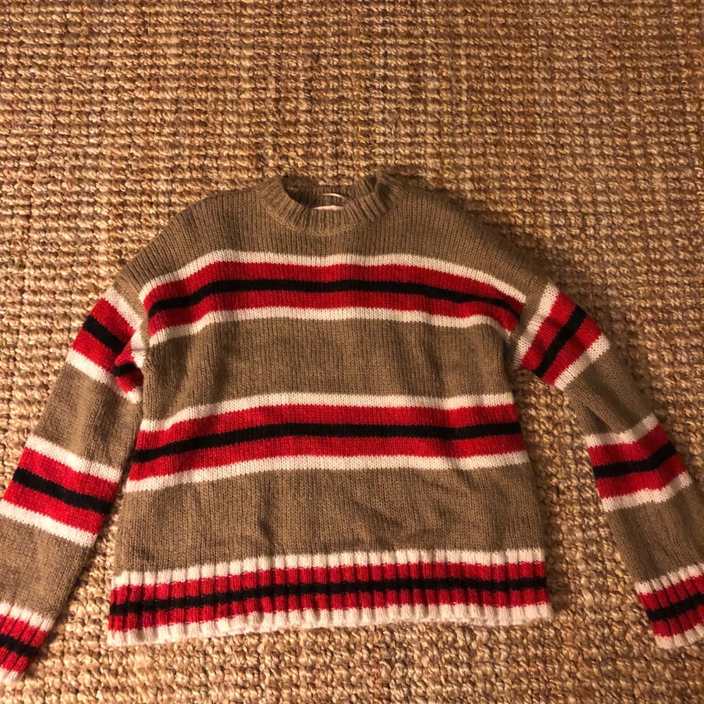 Stripped Urban Outfitter Oversized sweater